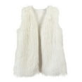 thumbnail image 1 of Hueook Puffer Jacket Women Sleeveless Solid Color Short Warm Top Jacket White M, 1 of 3