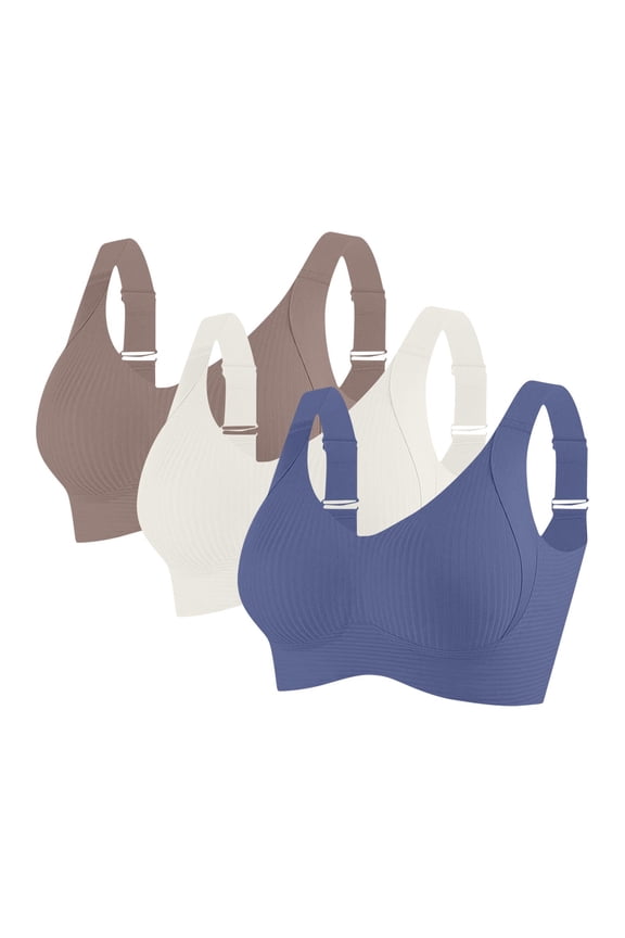 Push Up Bras for Women Fashion Sports Bra Underwear Bra Everyday Underwear Blue M