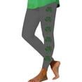 thumbnail image 1 of Hueook St. Patrick's Leggings with Pockets Yoga Pants Women's St. Patrick's Day Printed High Waist Yoga Long Yoga Pant Running Yoga Loose Leisurely Pants Gray 3X, 1 of 6