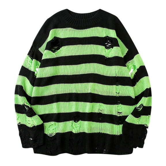 Hueook Sweaters for Men, Fall Winter Mens Pullover Sweater with Pocket ong Sleeve Crewneck Colorblock Knitted Loose Fit Pullover Sweatshirts Casual Autumn Winter Sweater Tops on