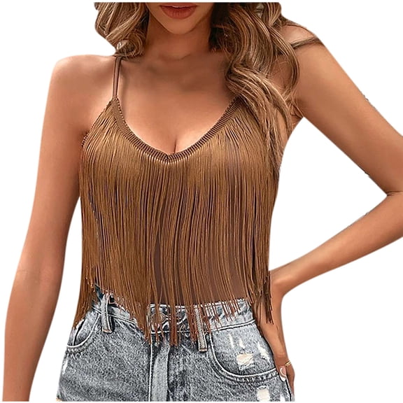 Hueook Vest Tops for Women Fashion Women's Summer Sleeveless V-Neck Solid Comfy Regular Casual Tank Tops Coffee XL