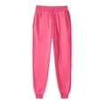 thumbnail image 1 of Hueook Winter Elastic Waist Pants for Women Women Casual Trousers and Trousers Plus Velvet Running Fitness Sports Pants Hot Pink M, 1 of 8