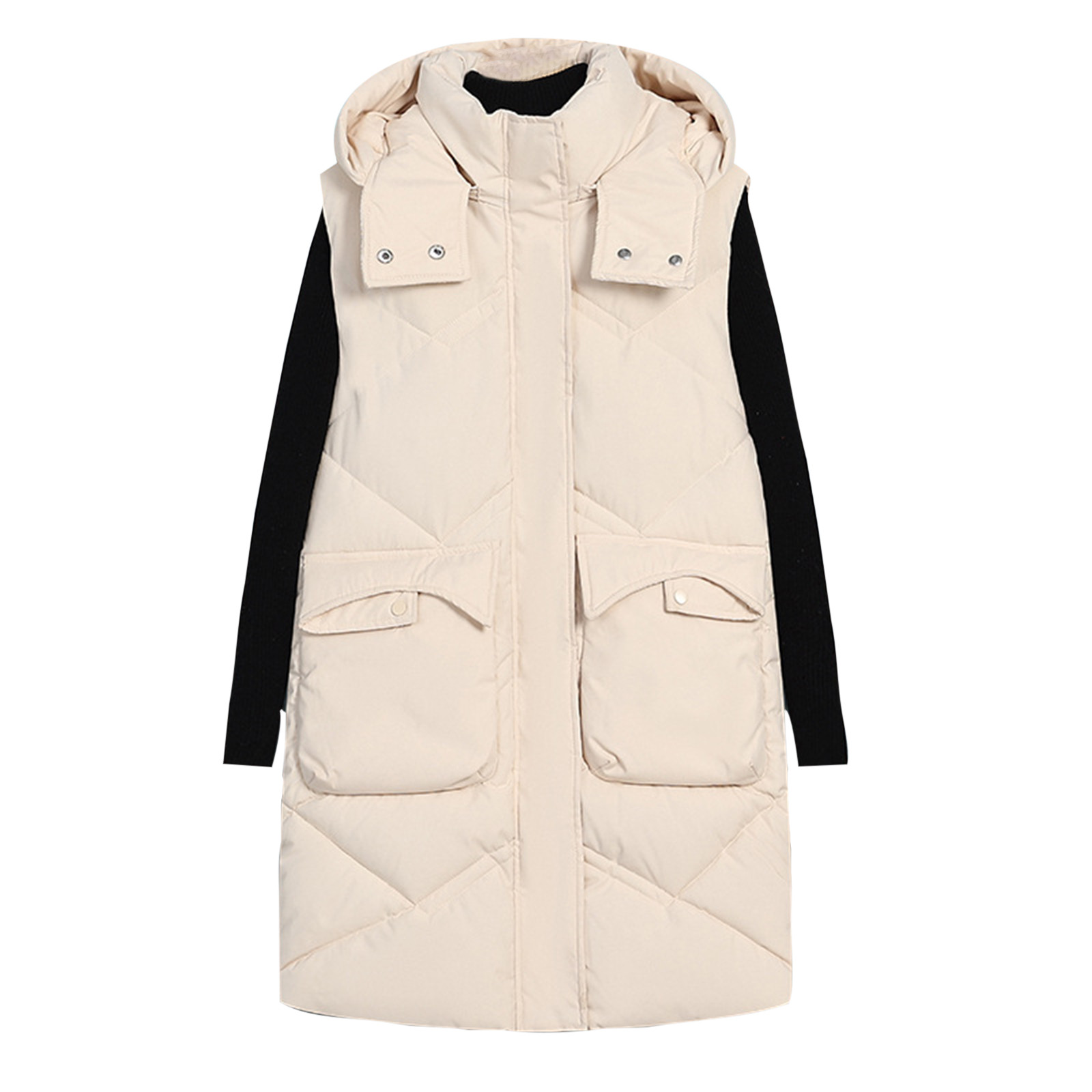 Hueook Winter Vest for Women Lightweight Warm Winter Coats Polar Soft