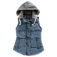 thumbnail image 1 of Hueook Winter Vest for Women Lightweight Warm Winter Coats Polar Soft Vests Outerwear with Zip Up Pockets Sleeveless Jacket for Winter 50% Off Clearance, 1 of 5
