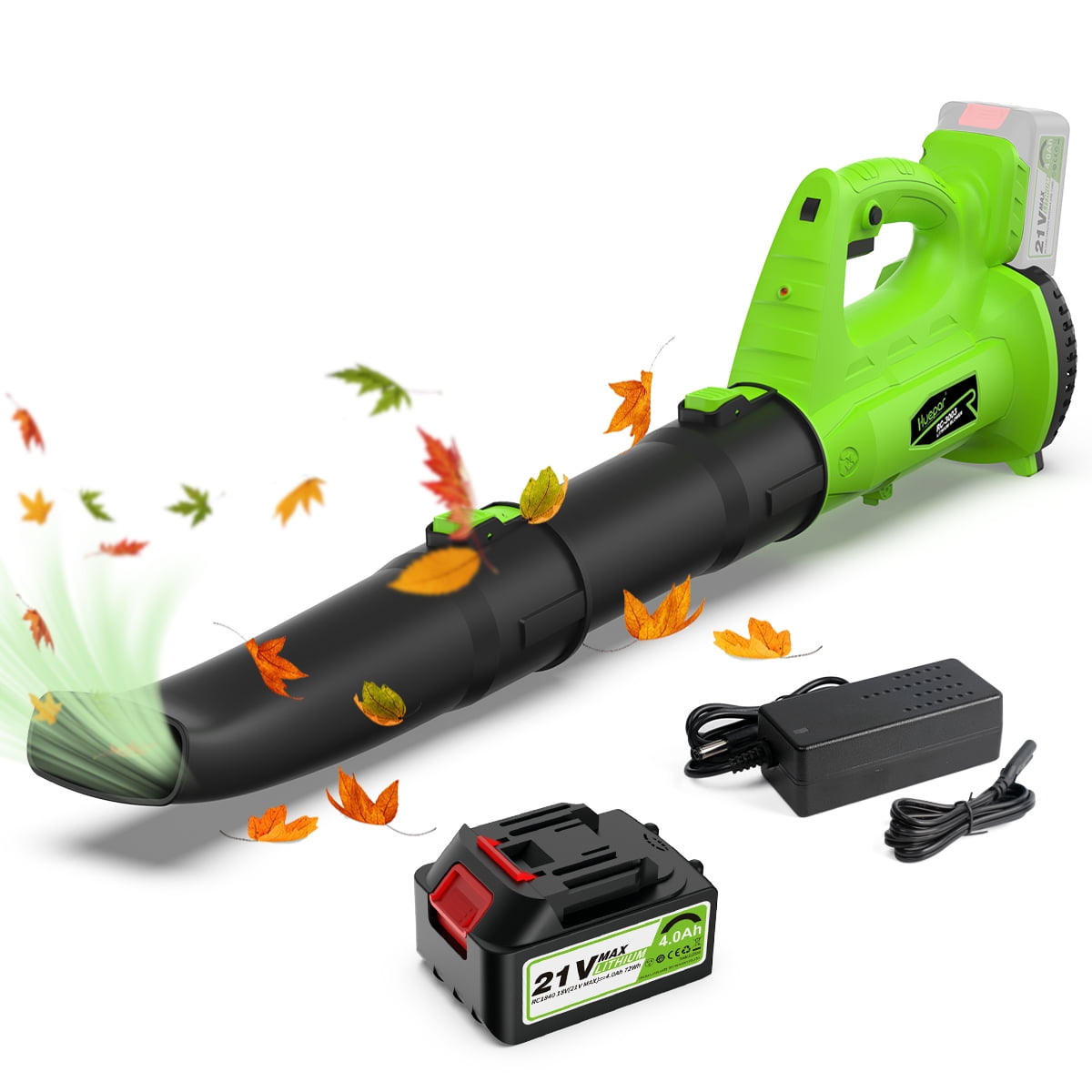 Handheld Electric Leaf Blower Cordless 6 Speed with Li-ion Battery