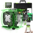thumbnail image 1 of Huepar 4D 16 Lines Cross Line Laser Level 4 x 360 Green Beam Self-Leveling Lasers Level Tools with LCD Screen and Bluetooth, 1 of 11