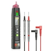 Huepar Digital Multimeter, 4000 Counts DC/AC Mini Voltmeter Electronic Multi Testers Pen, Accurately Measures Voltage Current Resistance