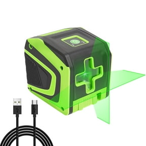 Huepar Green Beam Self-leveling Laser Level Cross Line Laser Level Tools with Rechargeable Li-ion Battery and Pulse Mode