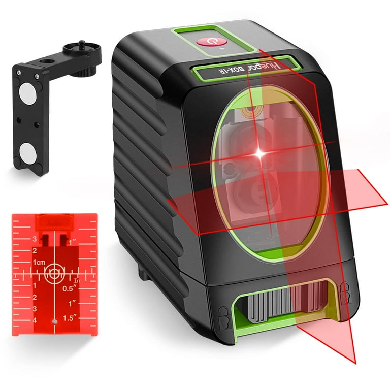 Huepar Self Leveling Laser Level Outdoor Red Beam Cross Line DIY