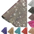 thumbnail image 1 of Huepoe Self-Adhesive Rhinestone Sticker Sheet – Fadeless Glass Gem Decals for Scrapbooking, Clothing, Cards, Cars (20cm x 12cm) – SS6 Row, Multi-Color Options, 1 of 9
