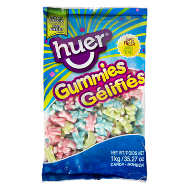 Huer Jumbo Swirl Bears Gummy Candy, 1kg/2.2 lb