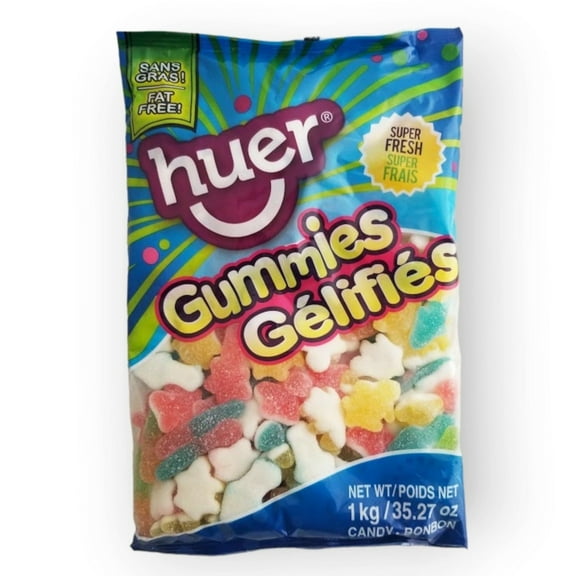Huer Sour Sea Mix Gummies, 1kg/2.2 lbs