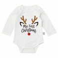thumbnail image 1 of Gibobby Christmas Newborn Baby Fleece Romper One-Piece Footies Jumpsuit Infant Bodysuit For Baby Boys Girls Winter(Red,6-9 Months), 1 of 3
