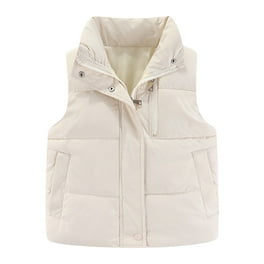 Baby Boys Girls Warm Fleece Vest Toddlers Sleeveless Button Down
