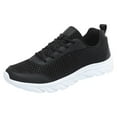 thumbnail image 1 of Huesdet Men's Running Shoes Lightweight Breathable Walking Tennis Shoes Non Slip Athletic Fashion Sneakers Mesh Workout Casual Sports Shoes(White,6.5), 1 of 7