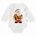 thumbnail image 1 of Gibobby Newborn Baby Boy Christmas Outfit Christmas Tree Embroidery Romper Color Block Bodysuit Jumpsuit Fall Outfit(AG,12-18 Months), 1 of 3