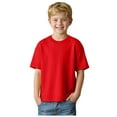thumbnail image 1 of Huesdet Toddler Blank Sublimation T-Shirt,Modal Crew Neck Short Sleeve, T-Shirt for Kids Baby Children(Red,2-3 Years), 1 of 8