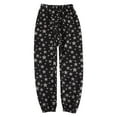 thumbnail image 1 of Huesdet Toddler Boys Girls Long Sleep Pants - Unisex Plaid Casual Loose Soft Elastic Waist Pajamas Bottoms(Grey,3-4 Years), 1 of 9