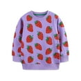 thumbnail image 1 of Huesdet Toddler Sweatshirt Boys Girls Crewneck Pullover Tops Blouse Long Sleeve Cotton T-Shirt Fall Winter Clothes(Purple,5 Years), 1 of 7