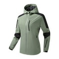Huesdet Women Waterproof Lightweight Rain Jacket Active Outdoor Hooded