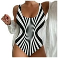 thumbnail image 1 of Huesdet Women's One Piece Swimsuits Tummy Control Ruched Bathing Suit 1 Piece Swimwear[White,3XL], 1 of 5