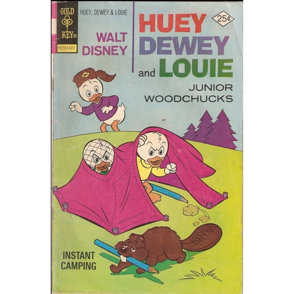 Huey, Dewey, and Louie Junior Woodchucks #36 VF ; Gold Key Comic Book