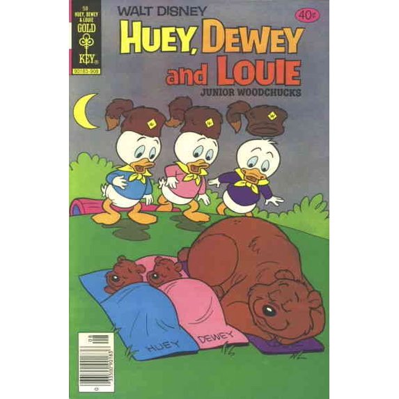 Huey, Dewey, and Louie Junior Woodchucks #58 VF ; Gold Key Comic Book