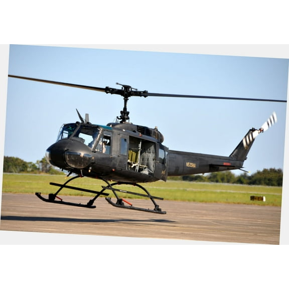 Huey Helicopter Poster 24"x36" 24x36 Multi-Color Square Adults Best Posters