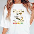thumbnail image 1 of Huey Pilot Vietnam UH-1 Iroquois Helicopter Veteran Tribute Unisex T-Shirt, up to 5XL, 1 of 3