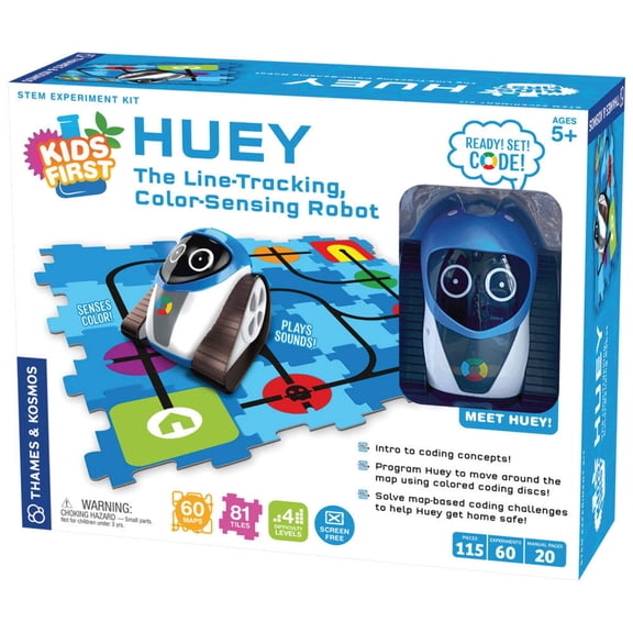 Huey: The Line-Tracking, Color-Sensing Robot (Not for Sale in Canada) (Other)