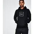 thumbnail image 1 of Huf Box Logo Mens Pullover Hoodie - Black Size Small, 1 of 1