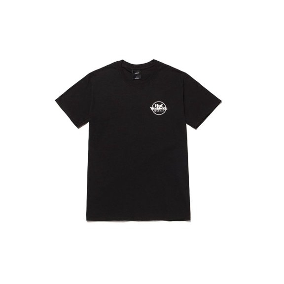 Huf Issues Logo Puff Short Sleeve Tee Black TS01161
