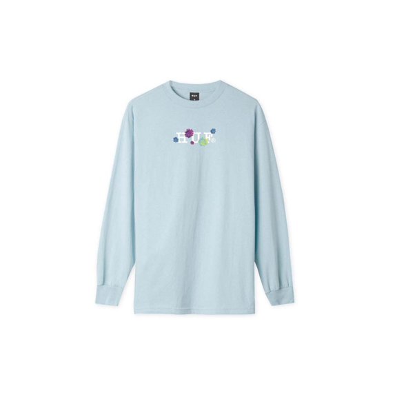 Huf Psycho Daisies Long Sleeve T-Shirt Light Blue TS01158