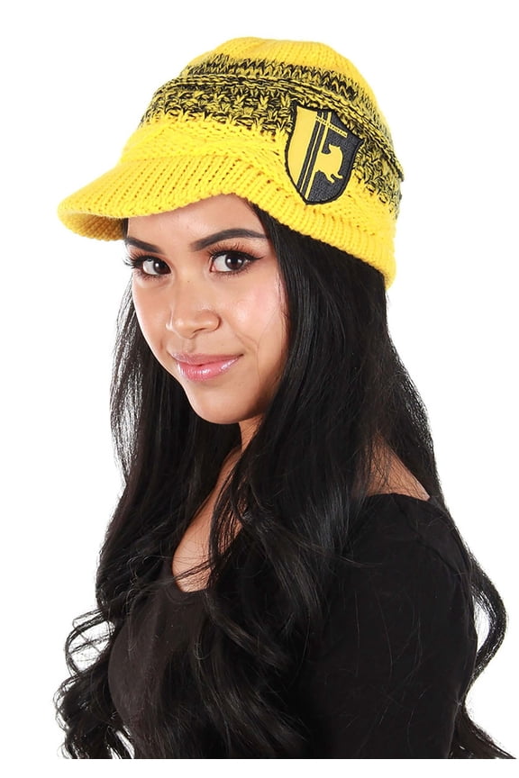 Hufflepuff Knit Brim Cap