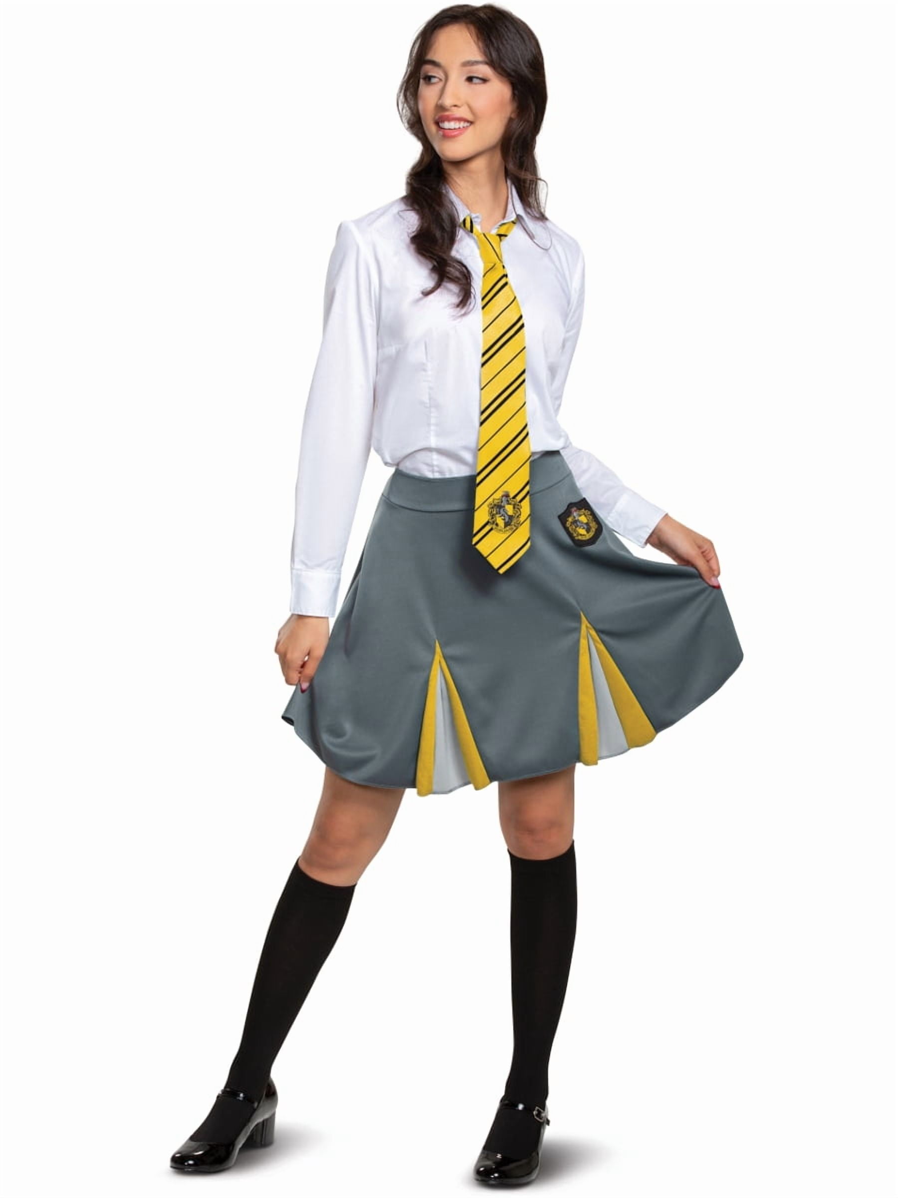Harry Potter Hufflepuff Student Skirt Women's Costume Large 12-14 Harry Potter Hufflepuff Student Skirt Women's Costume Large 12-14