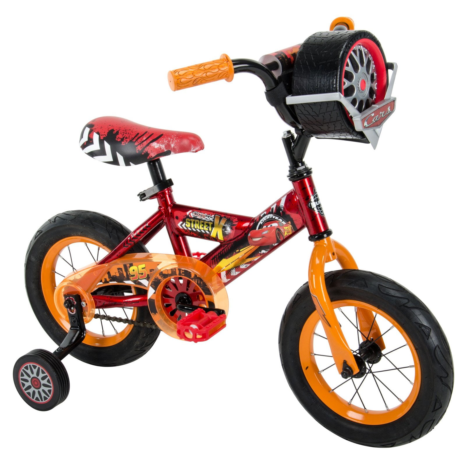 Huffy 12インチ ディズニーカーズ ボーイズバイク 子供用自転車 Huffy 12 in. Disney Cars 3 Bike with Race-Ready Tire Case