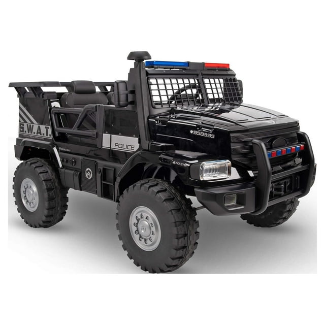 Huffy 12V Battery-Powered SWAT Truck 2-Seater Ride-On Toy