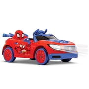 Huffy 12V Spider-Man Spidey and His Amazing Friends Ride-On Car with Remote Control, Ages 3-5, Red