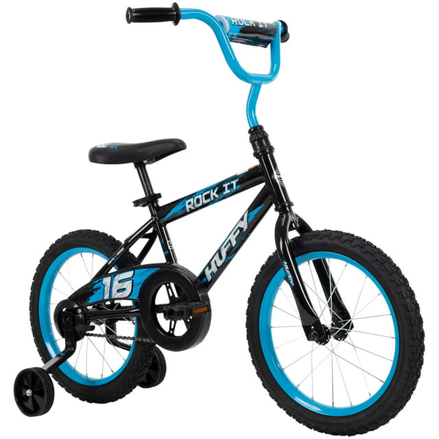 Huffy 16" Rock It Boys sidewalk Bike for Kids, Blue