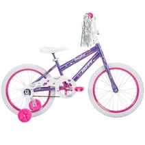 Huffy 18 in. Sea Star Kids Bike for Girls Ages 4 and up,Child, Metallic Purple