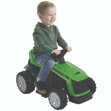 Huffy - Broadlawn 12V Mini Mower Ride On Toy for Kids - Green, black