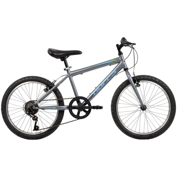 Huffy 20" Granite Mountain Bike, Fits Riders 44" - 56", Charcoal, Kids, Boys