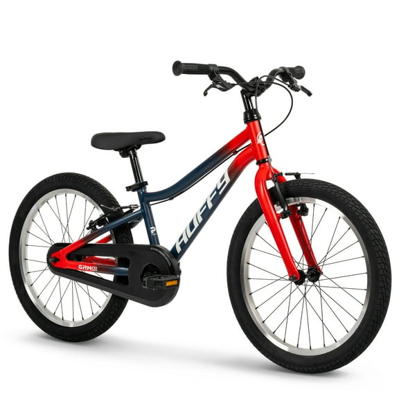 Huffy 20-Inch GRM Kids’ Bike, Perfect Fit Frame for a Natural Riding Position, Dual Braking System for Confident Control, Full Chainguard for Safety, Fits Riders 45"–52" Tall, Red