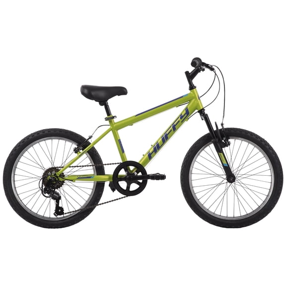 Huffy 20" Stone Mountain Bike, Fits Riders 44"-56", Lime, Kids, Boys