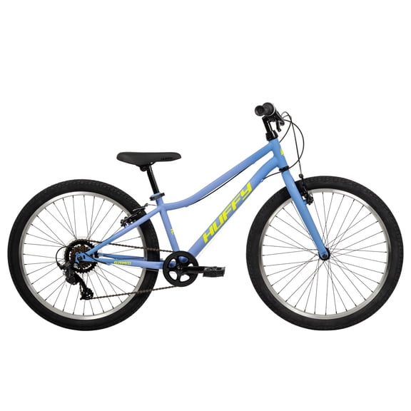 Huffy 24-Inch GRM Kids’ Bike, 7-Speed Drivetrain for Varying Terrain, Perfect Fit Frame for a Natural Riding Position, Dual Braking System for Confident Control, Fits Riders 49"–58" Tall, Periwinkle