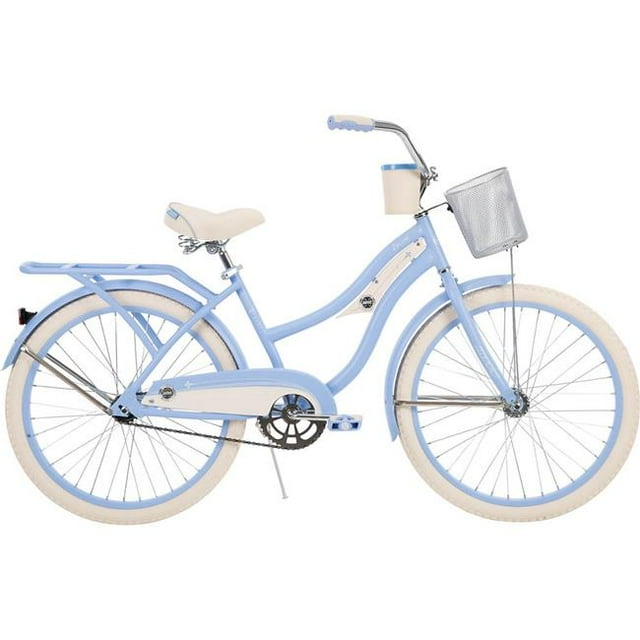 Huffy 24610 24 in. Deluxe Womens Cruiser Bike, Blue One Size