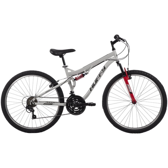Huffy 26" Stone Mountain Bike, Fits Riders 60"+, Cloudy Gray Gloss, Adults, Men