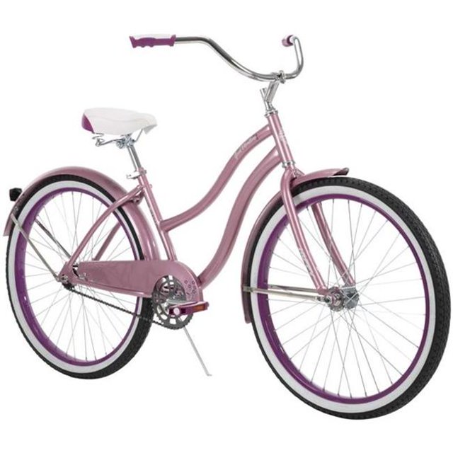 Huffy 26630 26 in. Good Vibrations Womens Cruiser Bike, Pink One Size