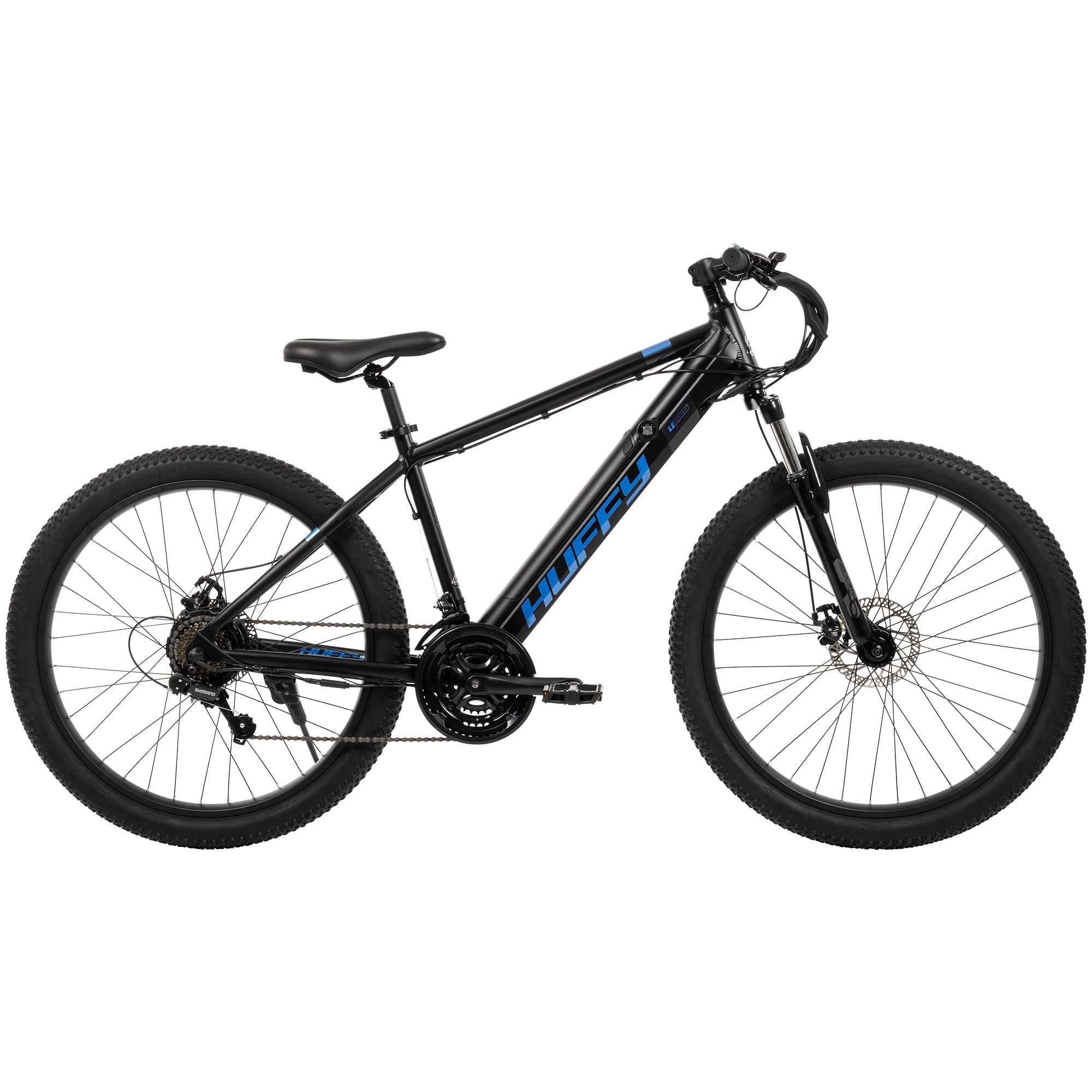 Huffy 27.5 Eventis 36V Electric Bike, Fits Riders 60+, Black, Adult, Unisex