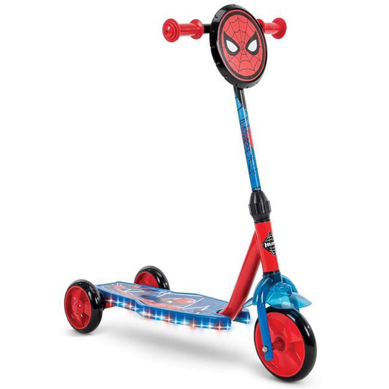Huffy 28401 Marvel Spider-Man Electro-Light Preschool Scooter, Blue